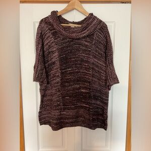 CJ Banks Short Sleeve 2X Sweater